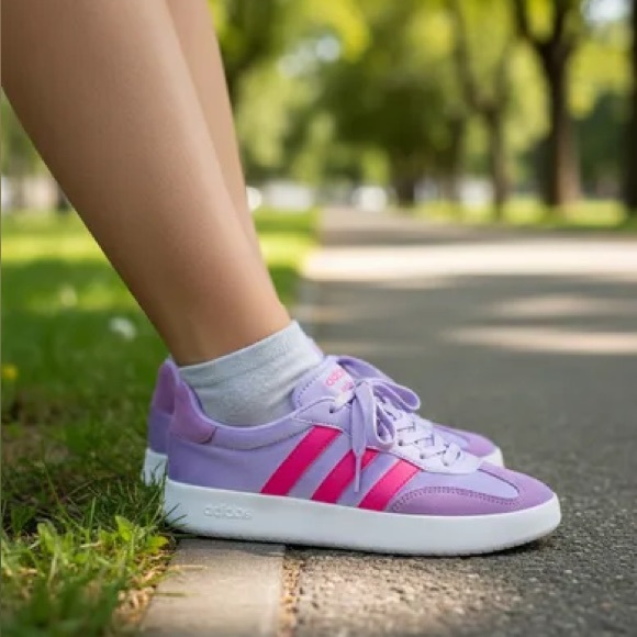 adidas Shoes - NWT Adidas 'Barreda Shoes - Powder Plum / Shock Pink / Purple Women’s Size 8